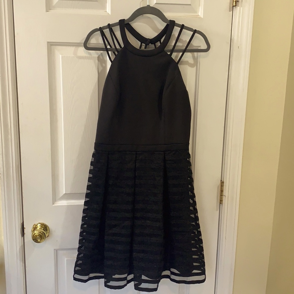 Guess, black dress!